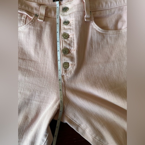 Veronica Beard Debbie Skinny Jeans 10” High Rise Millennial Pink Size 31 - Picture 8 of 12